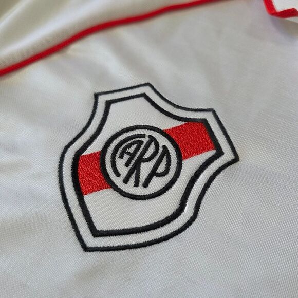 Adidas River Plate 1994 Retro Home Jersey White Red Long Sleeve Men's L IV7546 - Picture 7 of 16